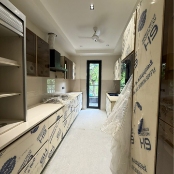 Kitchen in 4 BHK Builder Floor at South City 2 – for Sale