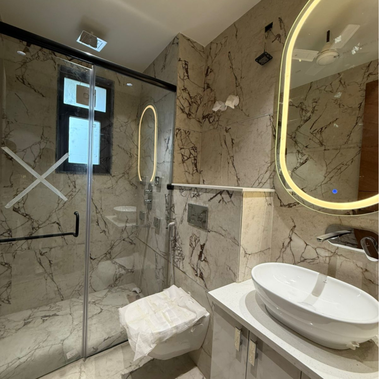 Bathroom, south city 2 4 Bedroom 275 Sq.Yd. Builder Floor In South City 2 Gurgaon 8740776