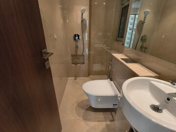 Bathroom in 3 BHK Apartment at Hiranandani Highland, Powai – for Rent