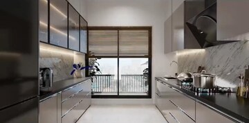 Balcony in 1 BHK Apartment at HS Heritage, Mulund East – for Sale