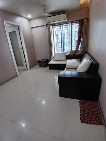 Living Room in 1 BHK Apartment at Urvi Park, Majiwada – for Sale
