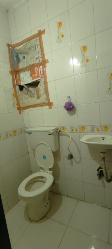 Bathroom in 2 BHK Apartment at Priyal Aum, Vashi Sector 26 – for Rent