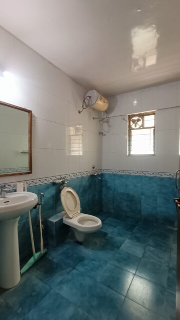 Bathroom in 4 BHK Apartment at Kapil Malhar Apartment, Baner – for Rent
