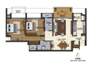2 BHK Apartment For Sale in Lodha Belmondo, Gahunje