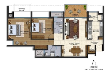 2 BHK Apartment For Sale in Lodha Belmondo, Gahunje