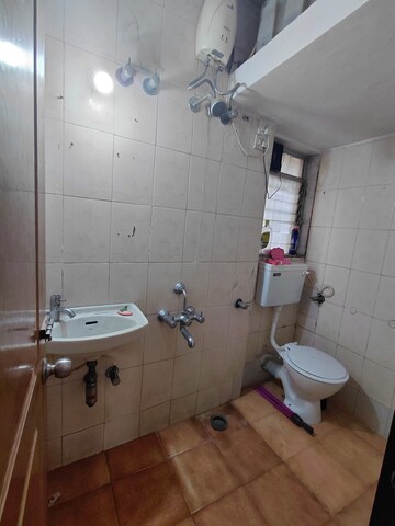 Bathroom in 2 BHK Apartment at HDIL Dheeraj Jamuna, Malad West – for Rent