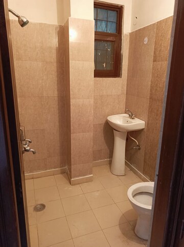 Bathroom in 3 BHK Builder Floor at Gyan Khand I – for Rent