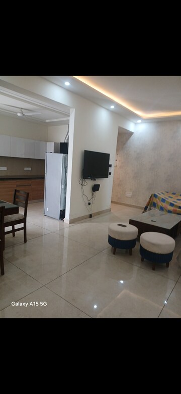 Living Room in 3 BHK Apartment at Maya Green Lotus Saksham, International Airport Road – for Rent