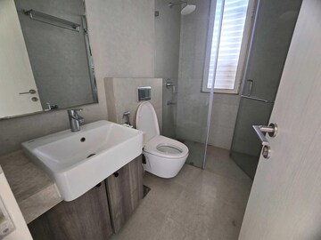 Bathroom in 3 BHK Apartment at Indiabulls Sky Forest, Lower Parel – for Rent