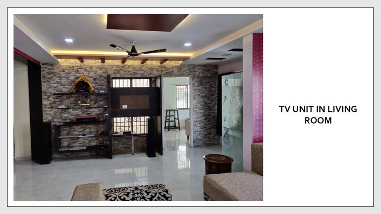 Living Room, yash-classic 3 Bedroom 2197 Sq.Ft. Penthouse In Pashan Sus Road Pune 8741273