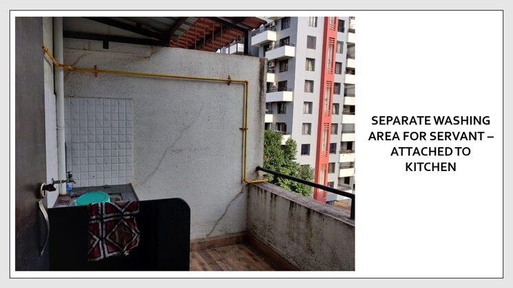 Balcony, yash-classic 3 Bedroom 2197 Sq.Ft. Penthouse In Pashan Sus Road Pune 8741273