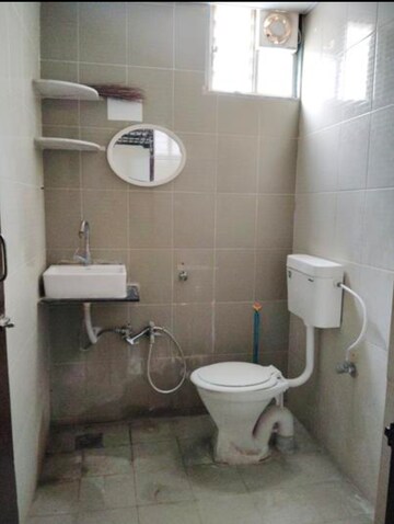 Bathroom in 2 BHK Apartment at Prahlad Nagar – for Rent