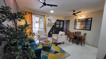 Living Room in 2 BHK Apartment at Mundhwa – for Rent