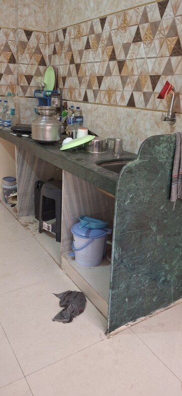 Kitchen in 1 BHK Apartment at Ghansoli – for Rent