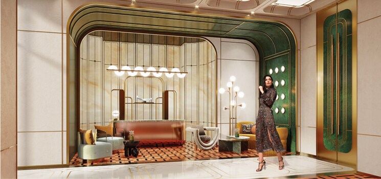 Living Room, lodha-divino 2 Bedroom 713 Sq.Ft. Apartment In Matunga East Mumbai 8742137