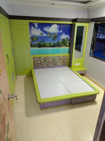 Bedroom in 1 BHK Apartment at Raj Park CHS, Kalwa – for Rent