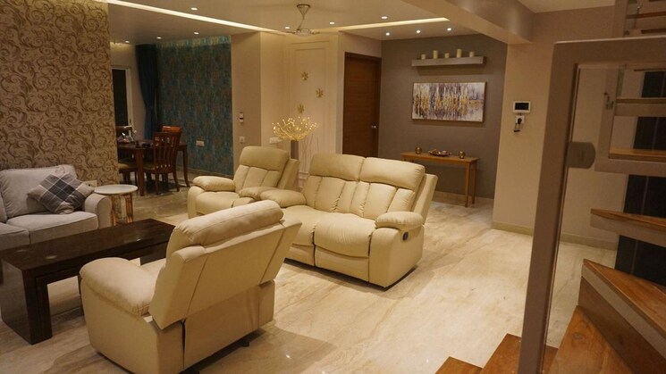 Living Room, marvel-albero 3 Bedroom 2395 Sq.Ft. Apartment In Kondhwa Pune 8741828
