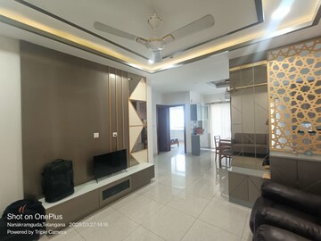 Living Room in 2.5 BHK Apartment at Prestige High Fields, Gachibowli – for Rent