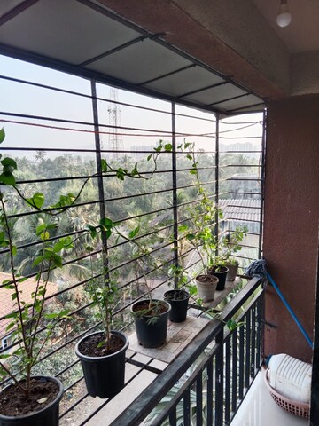 Balcony in 1 BHK Apartment at Shah And Daswani Kashidham Apartment, Virar West – for Sale