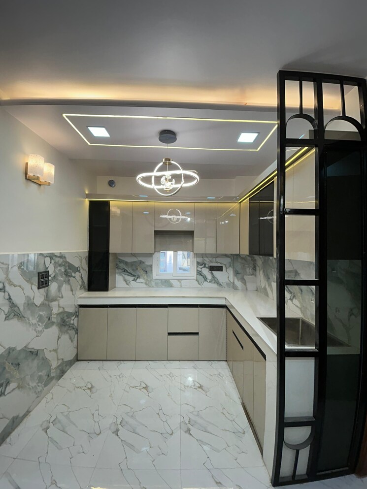 Kitchen, nawada 3 Bedroom 745 Sq.Ft. Builder Floor In Nawada Delhi 8769296