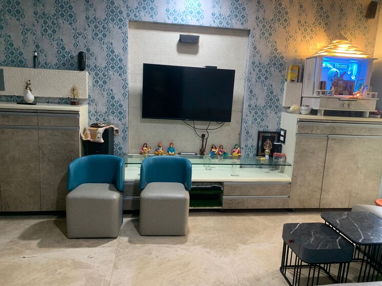 Living Room, lodha-splendora 3 Bedroom 1350 Sq.Ft. Apartment In Ghodbunder Road Thane 8743462