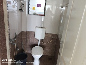 Bathroom in 1 BHK Apartment at Sunshine Willows, Ghansoli – for Rent
