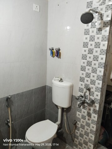Bathroom in 1 BHK Apartment at Sunshine Willows, Ghansoli – for Rent