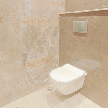 Bathroom in 2 BHK Builder Floor at Jangpura – for Rent