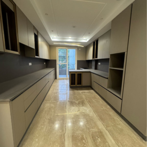 Kitchen in 4 BHK Builder Floor at South City 2 – for Sale