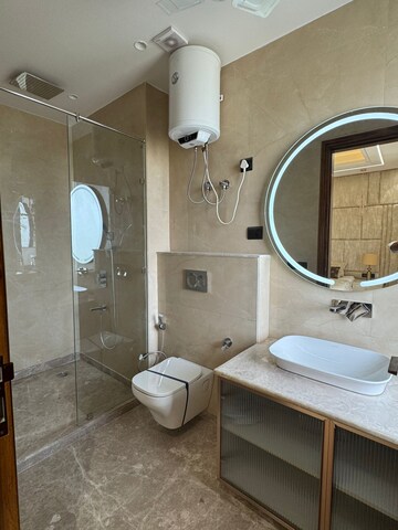Bathroom in 4 BHK Builder Floor at Adani Samsara Ivana, Sector 63 – for Sale