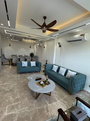 Living Room in 4 BHK Builder Floor at Adani Samsara Ivana, Sector 63 – for Sale