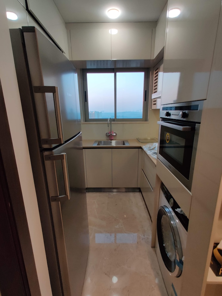 Kitchen, lnt-crescent-bay-t3 2 Bedroom 788 Sq.Ft. Apartment In Parel Mumbai 8744016
