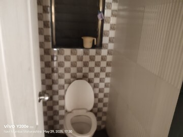 Bathroom in 1 BHK Apartment at Swaraj Bella Vista, Ghansoli – for Rent