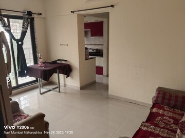Living Room in 1 BHK Apartment at Swaraj Bella Vista, Ghansoli – for Rent
