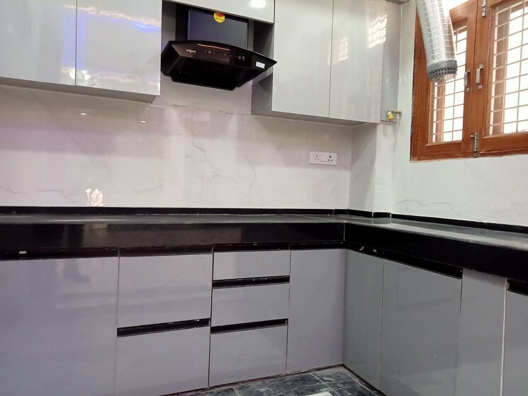 Kitchen, mahavir enclave 1 3 Bedroom 900 Sq.Ft. Builder Floor In Mahavir Enclave 1 Delhi 8744164