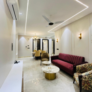 Living Room in 3 BHK Builder Floor at Anant Raj Estate Plots, Sector 63a – for Sale