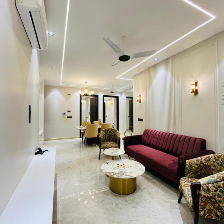 Living Room, anant-raj-estate-plots 3 Bedroom 180 Sq.Yd. Builder Floor In Sector 63a Gurgaon 8744278