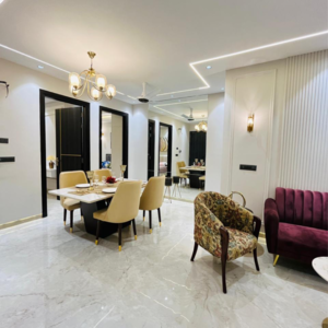 Living Room in 3 BHK Builder Floor at Anant Raj Estate Plots, Sector 63a – for Sale