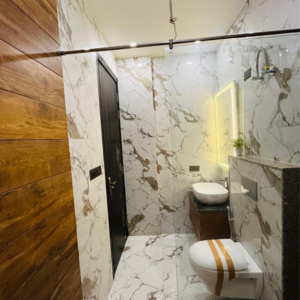 Bathroom in 3 BHK Builder Floor at Anant Raj Estate Plots, Sector 63a – for Sale