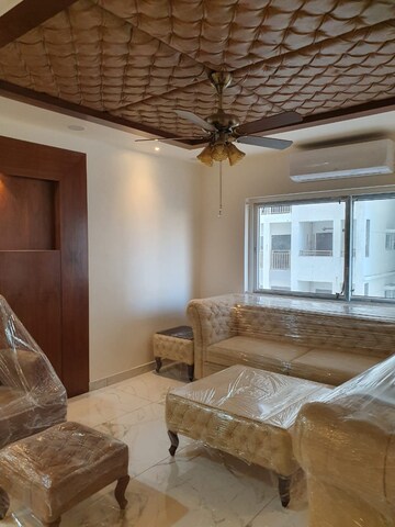 Living Room in 4 BHK Apartment at Lansum Etania, Gachibowli – for Rent