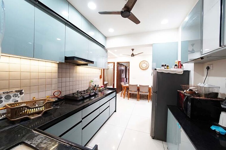 Kitchen, aaryan-city 3 Bedroom 1890 Sq.Ft. Apartment In Gota Ahmedabad 8744915