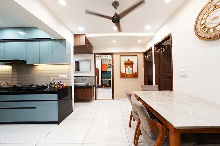 Kitchen, aaryan-city 3 Bedroom 1890 Sq.Ft. Apartment In Gota Ahmedabad 8744915
