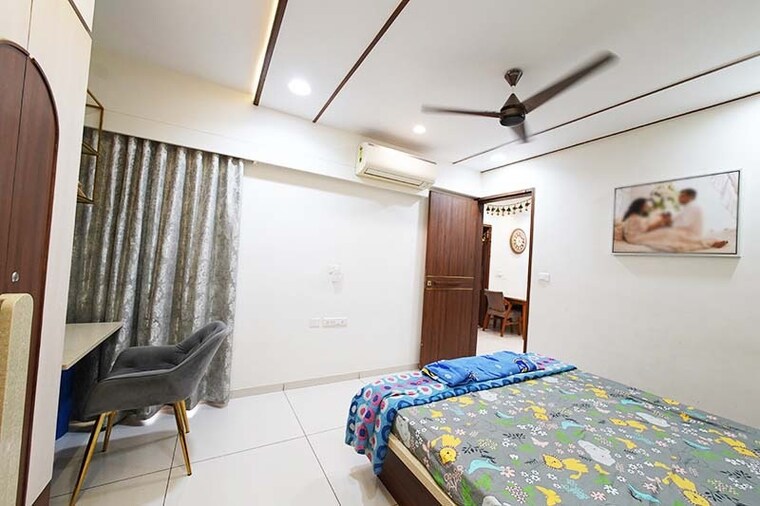 Bedroom, aaryan-city 3 Bedroom 1890 Sq.Ft. Apartment In Gota Ahmedabad 8744915