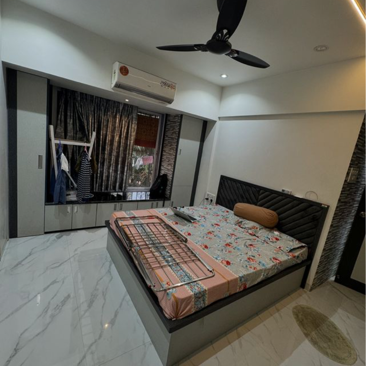 Bedroom, k-raheja-palm-court 3 Bedroom 1350 Sq.Ft. Apartment In Ekta Nagar Mumbai 8745406