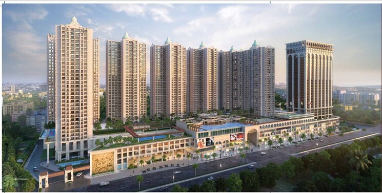 Exterior View, paradise-sai-world-dreams 2.5 Bedroom 825 Sq.Ft. Apartment In Dombivli East Thane 8746455