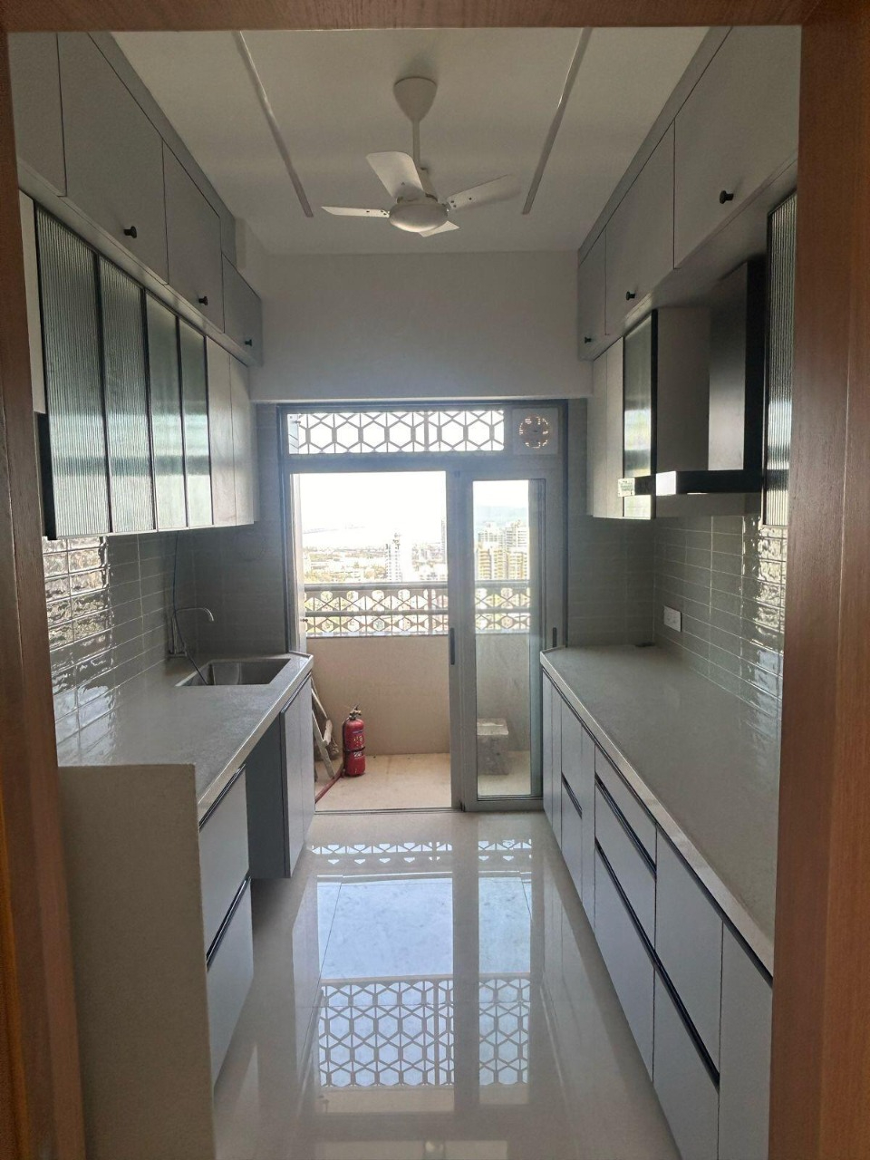 Kitchen in 3 BHK Apartment at Lodha Kiara, Worli – for Rent