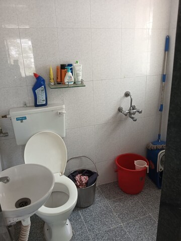 Bathroom in 2 BHK Apartment at Rahul Park - D1 D2 D3 Building, Warje – for Rent