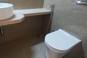 Bathroom in 3 BHK Apartment at Kohinoor Square Altissimo, Dadar West – for Rent