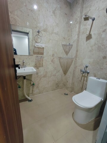 Bathroom in 1 BHK Builder Floor at Sushant Vyapaar Kendra, Sector 43 – for Rent