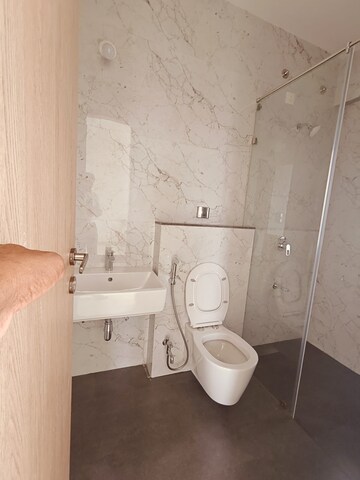 Bathroom in 4 BHK Apartment at Nirman Vishnubaug, Model Colony – for Rent